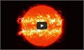 התפרצויות סולריות על השמש