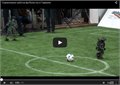 רובוטים משחקים בכדורגל