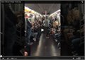 מופע רקדנים חובבנים ברכבת התחתית בניו יורק - ענק!