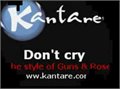 Don't cry karaoke